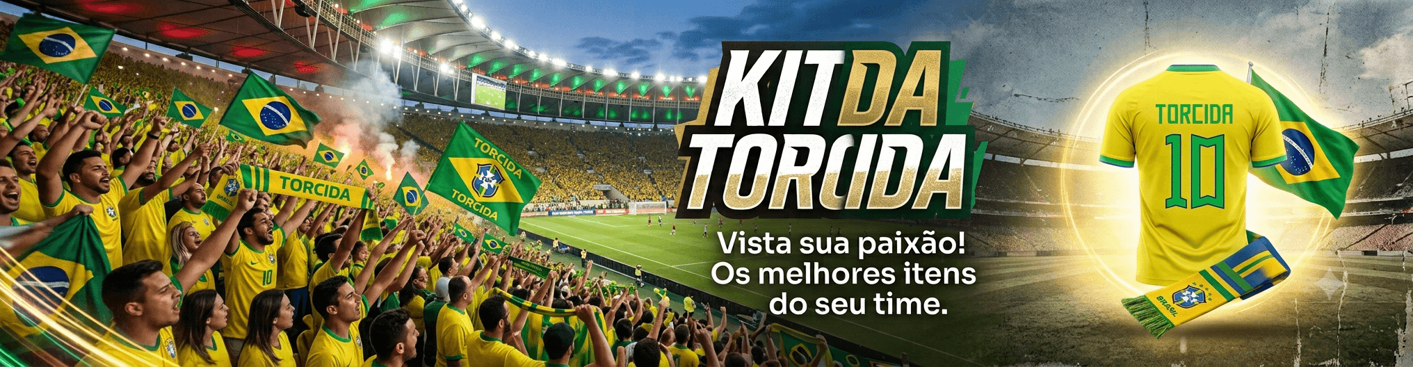 Kit Da Torcida — Vista sua paixão! Os melhores itens do seu time.